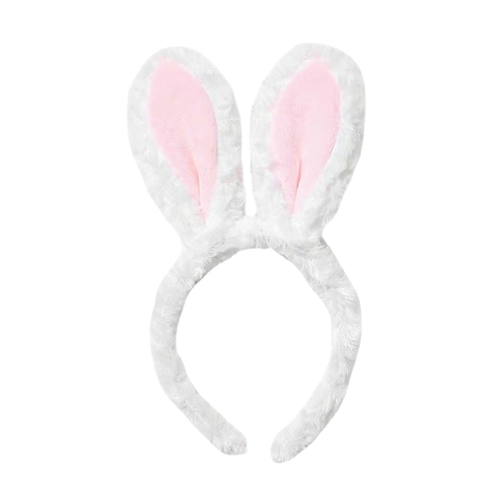 Women Headband Bunny Ear Design Non-slip Lovely Cartoon Headpiece Rabbit Ears Headband Hair Accessories Image 2