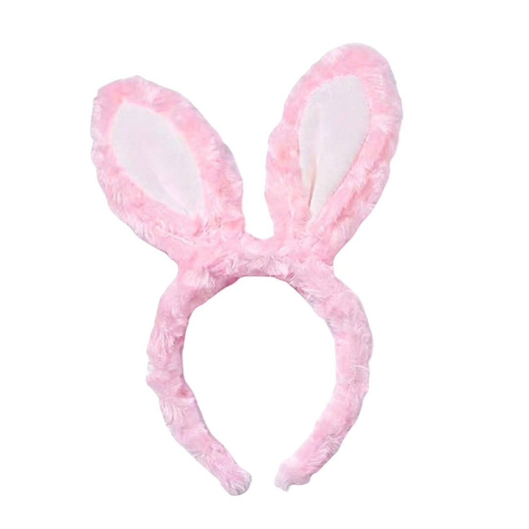 Women Headband Bunny Ear Design Non-slip Lovely Cartoon Headpiece Rabbit Ears Headband Hair Accessories Image 1