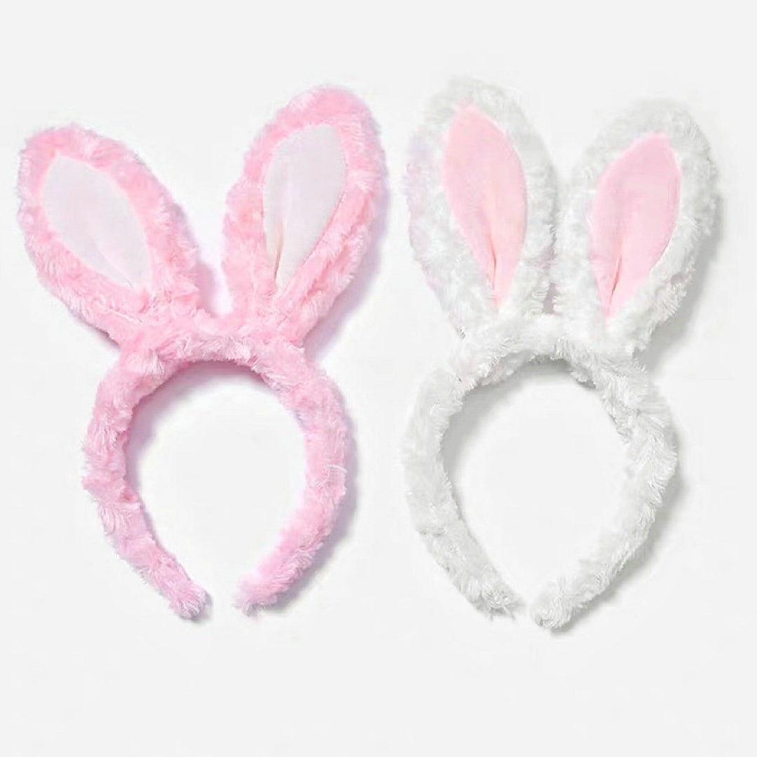 Women Headband Bunny Ear Design Non-slip Lovely Cartoon Headpiece Rabbit Ears Headband Hair Accessories Image 6