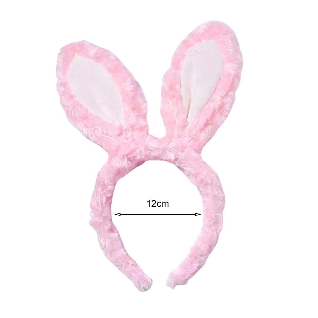 Women Headband Bunny Ear Design Non-slip Lovely Cartoon Headpiece Rabbit Ears Headband Hair Accessories Image 7