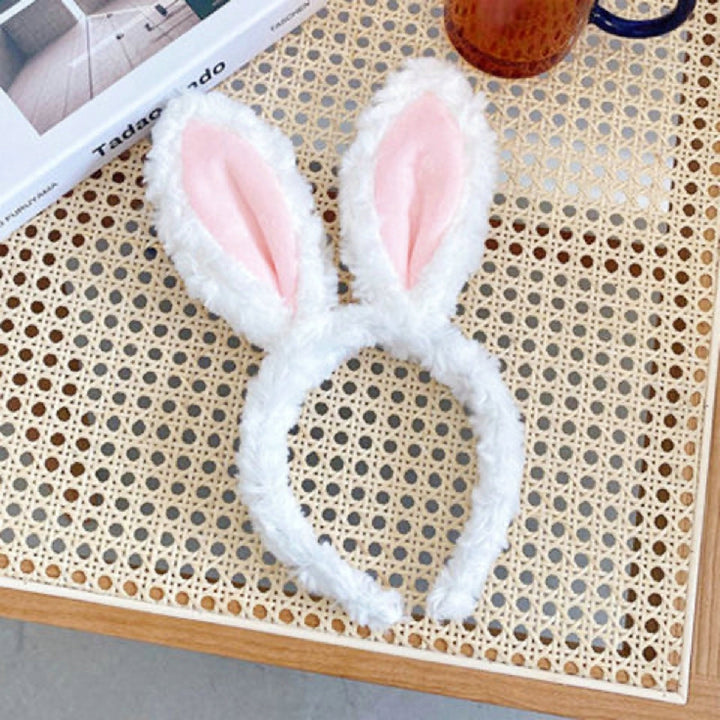 Women Headband Bunny Ear Design Non-slip Lovely Cartoon Headpiece Rabbit Ears Headband Hair Accessories Image 9