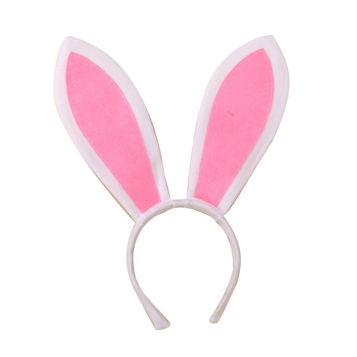 Cosplay Headband Eye-catching Soft Cosplay Costume Lightweight Cute Easter Bunny Ears Headband Hair Accessories Image 1