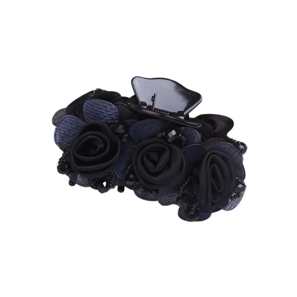 Hair Claw Grace Non-slip Handmade Exquisite Elastic Spring Strong Hold Hair Styling Flower Plastic Hair Clip Hair Image 2