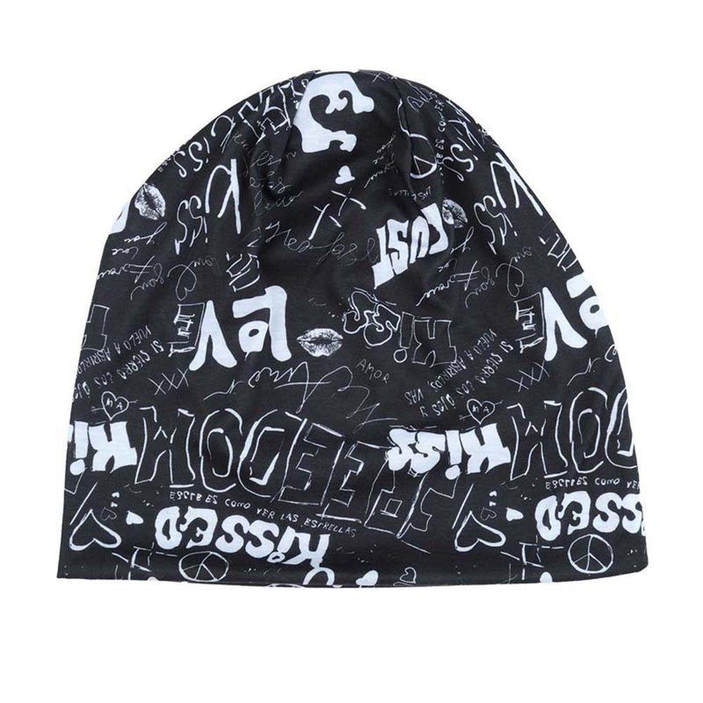 Unisex Beanie Sweat Absorption Breathable Exquisite Pattern Friendly to Skin Stretchy Protective Image 2