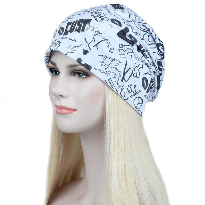 Unisex Beanie Sweat Absorption Breathable Exquisite Pattern Friendly to Skin Stretchy Protective Image 8