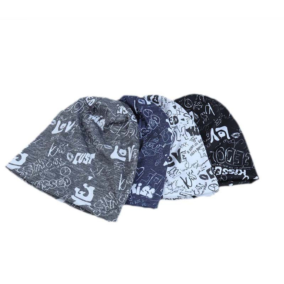 Unisex Beanie Sweat Absorption Breathable Exquisite Pattern Friendly to Skin Stretchy Protective Image 9