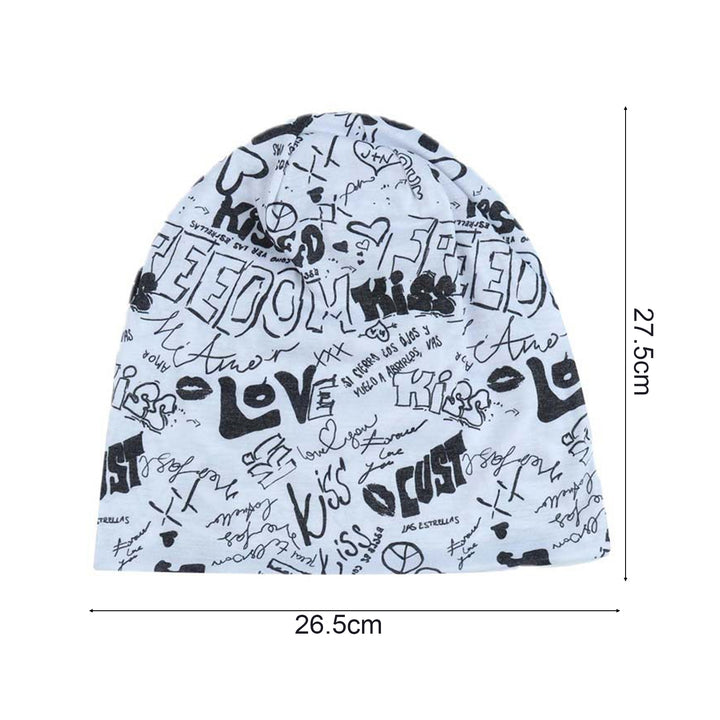 Unisex Beanie Sweat Absorption Breathable Exquisite Pattern Friendly to Skin Stretchy Protective Image 10