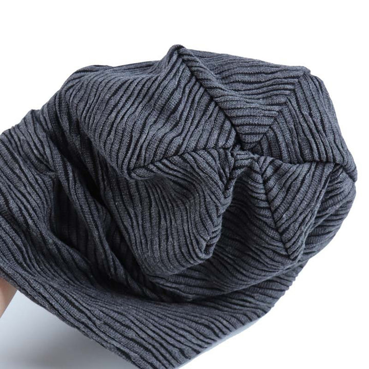 Men Hat Elastic Pleated Design No Brim Thin Comfortable Wear Soft Casual Brimless Heap Hat Outdoor Supply Image 12