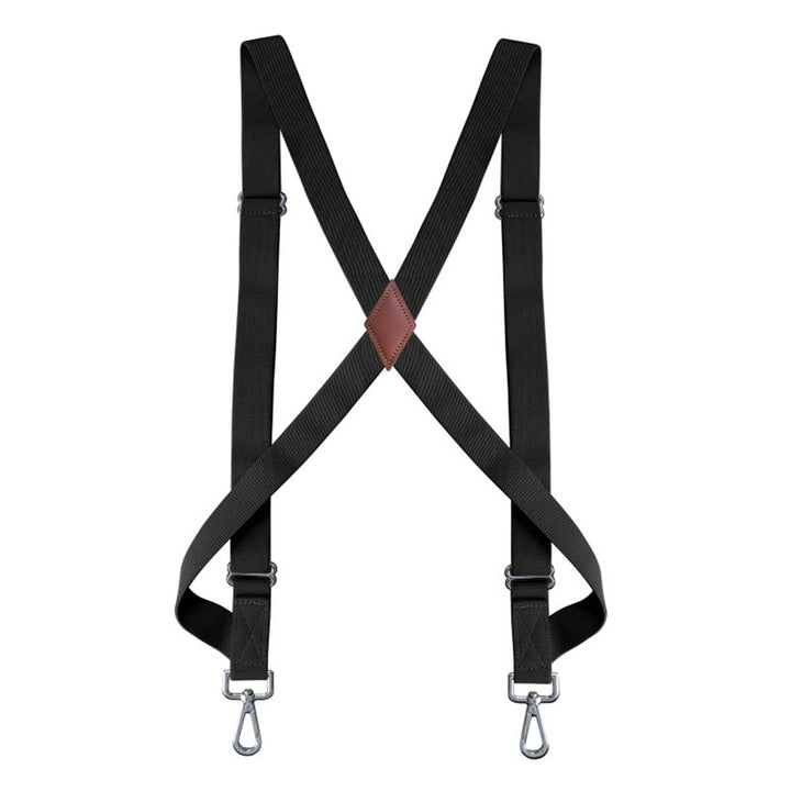 Adjustable 2 Buckles Unisex Suspender Non-slip Detachable X Back Shirt Clip Elastic Suspender Clothing Accessories Image 1