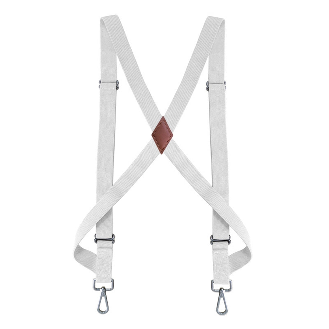 Adjustable 2 Buckles Unisex Suspender Non-slip Detachable X Back Shirt Clip Elastic Suspender Clothing Accessories Image 3