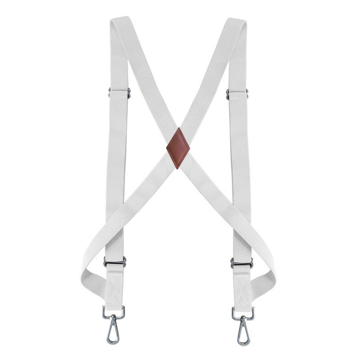 Adjustable 2 Buckles Unisex Suspender Non-slip Detachable X Back Shirt Clip Elastic Suspender Clothing Accessories Image 3