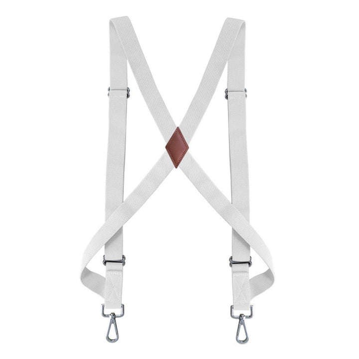 Adjustable 2 Buckles Unisex Suspender Non-slip Detachable X Back Shirt Clip Elastic Suspender Clothing Accessories Image 1