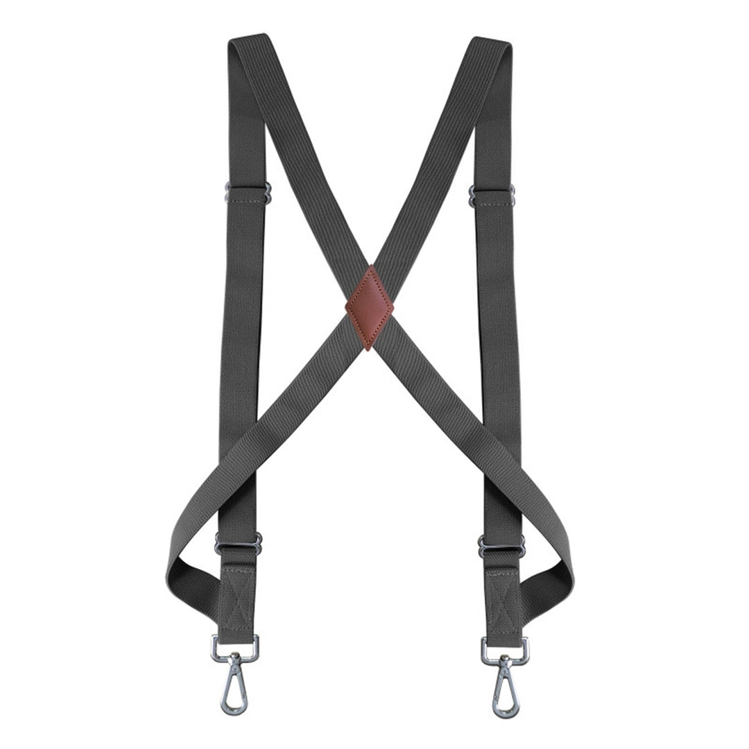 Adjustable 2 Buckles Unisex Suspender Non-slip Detachable X Back Shirt Clip Elastic Suspender Clothing Accessories Image 4