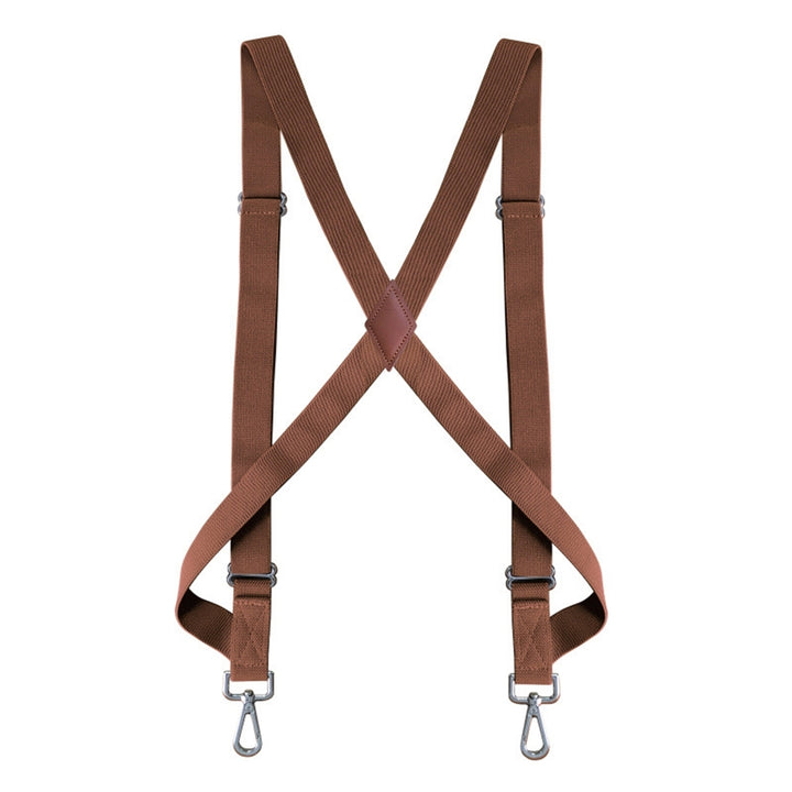 Adjustable 2 Buckles Unisex Suspender Non-slip Detachable X Back Shirt Clip Elastic Suspender Clothing Accessories Image 6