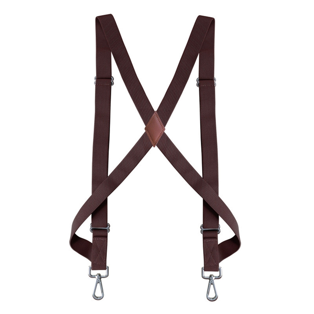 Adjustable 2 Buckles Unisex Suspender Non-slip Detachable X Back Shirt Clip Elastic Suspender Clothing Accessories Image 7