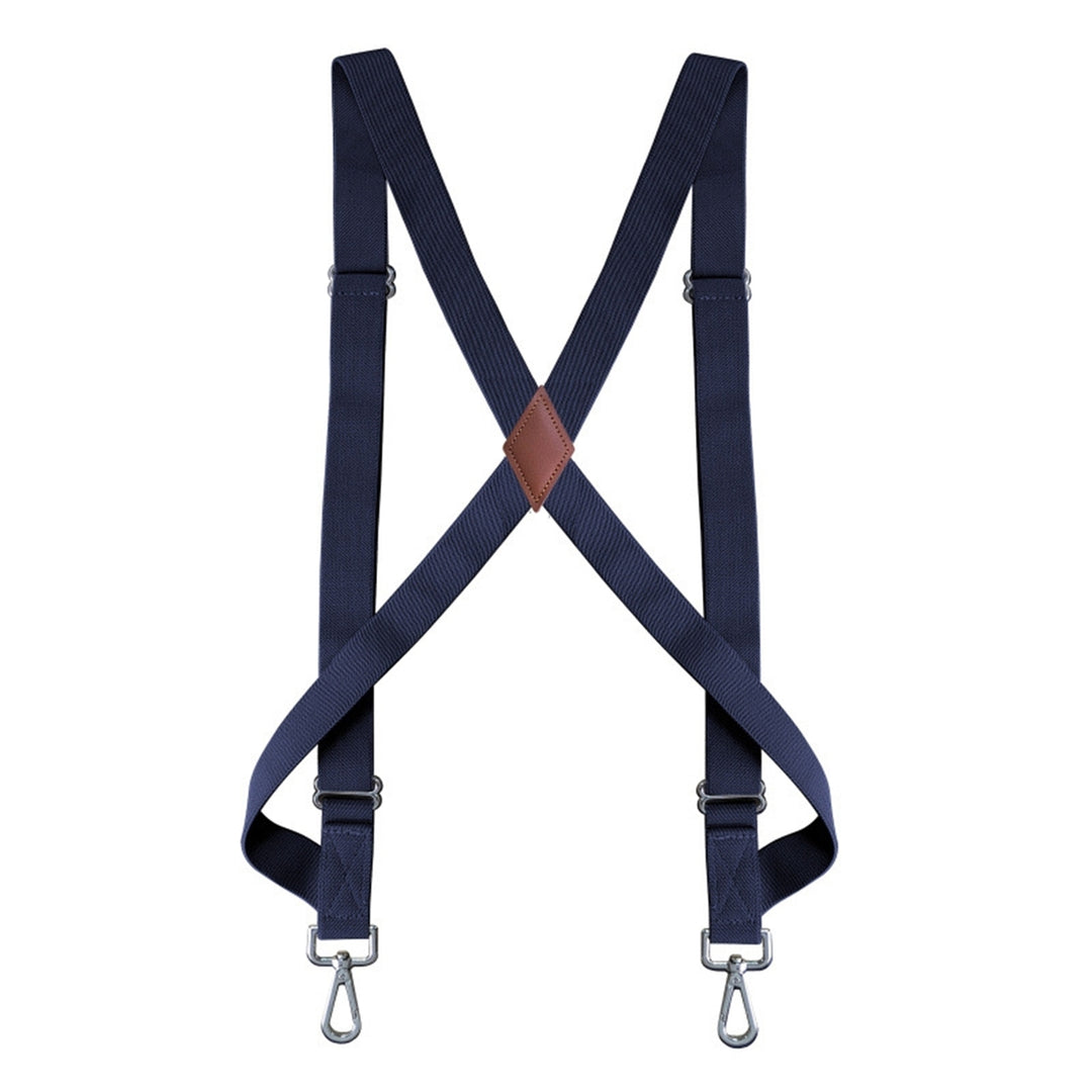 Adjustable 2 Buckles Unisex Suspender Non-slip Detachable X Back Shirt Clip Elastic Suspender Clothing Accessories Image 9