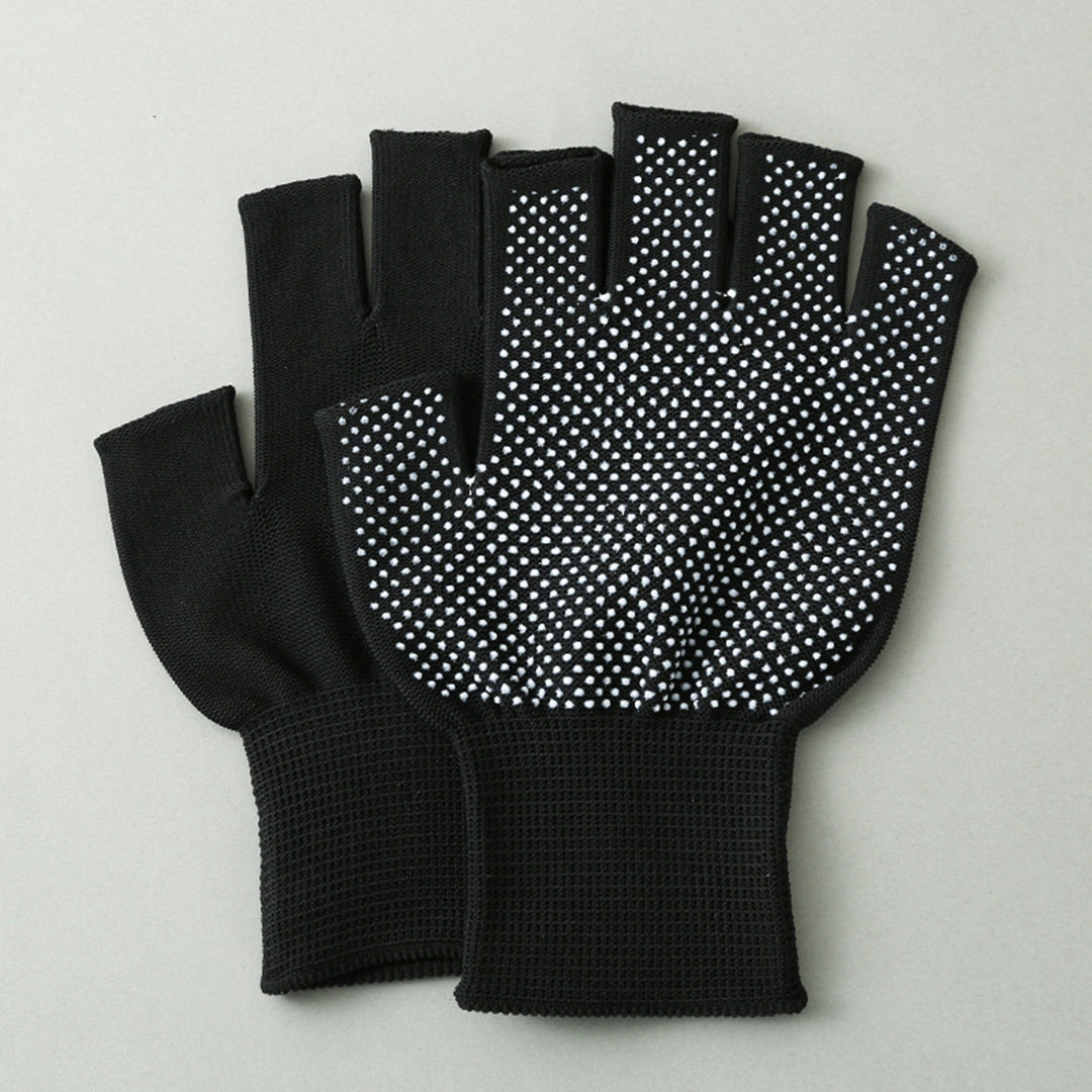 2 Pairs Breathable Sweat Absorbing Half-finger Gloves High Elastic Wear-resistant Outdoor Bicycle Image 10