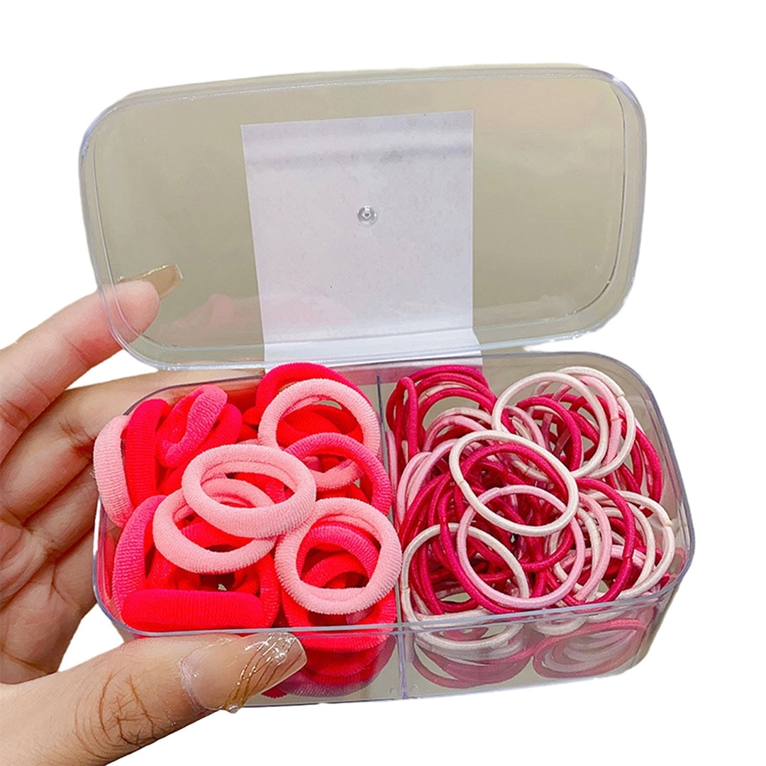 1 Set Hair Tie Multi Styles Anti-fall Tight Exquisite Vibrant Color Gift Soft High Elastic Simple Hair Ropes Hair Image 6