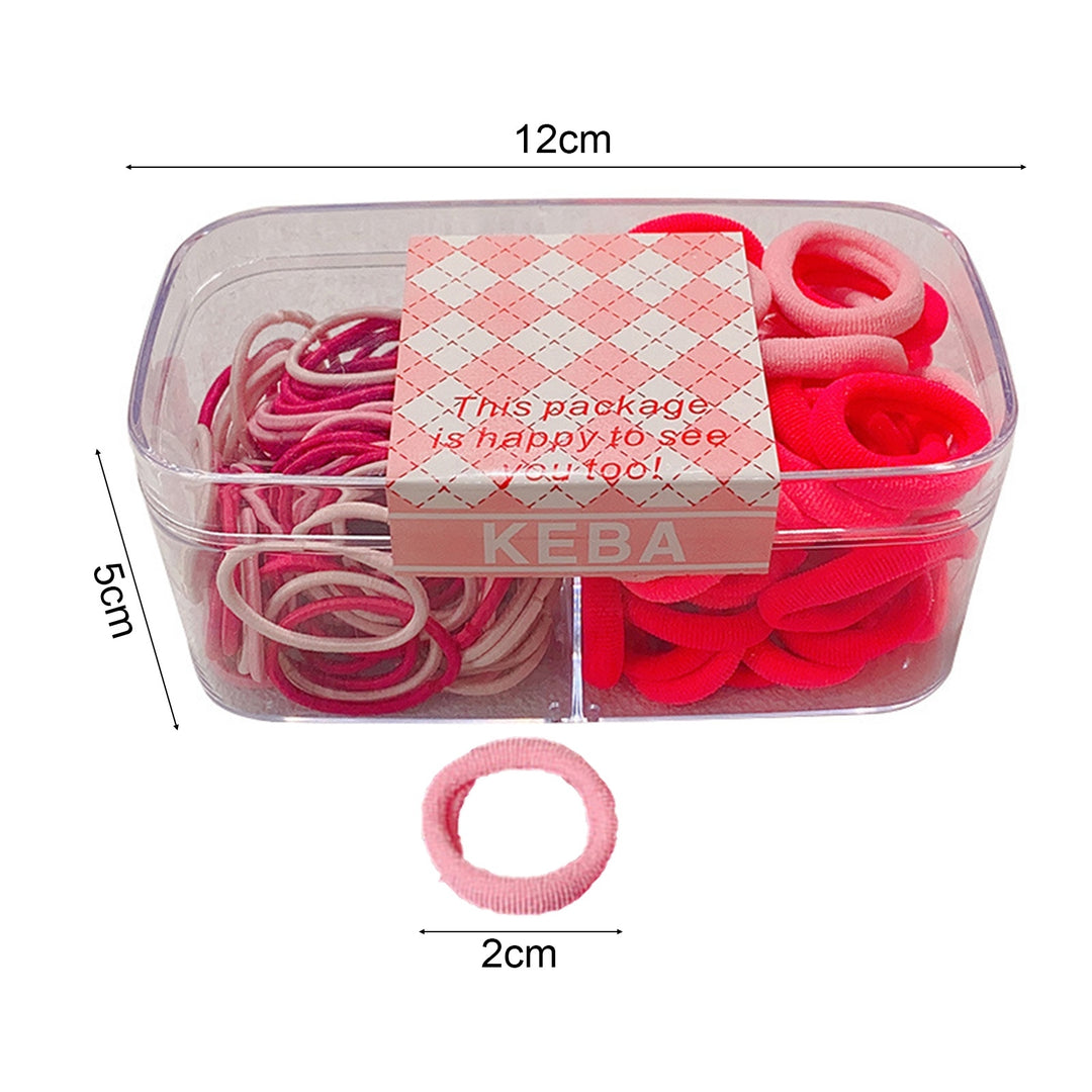 1 Set Hair Tie Multi Styles Anti-fall Tight Exquisite Vibrant Color Gift Soft High Elastic Simple Hair Ropes Hair Image 11