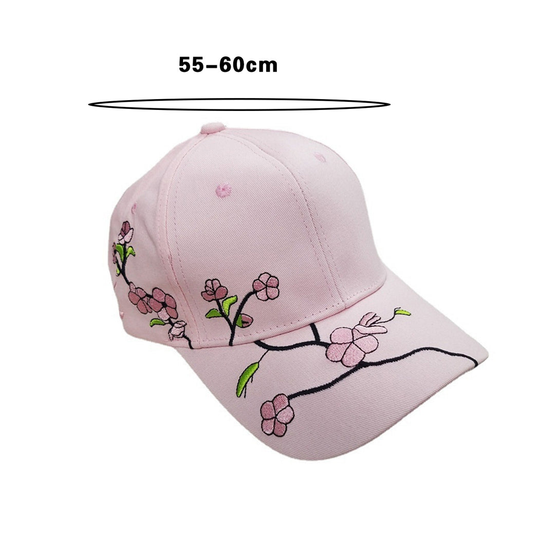 Outdoor Sun Hat Sun Protection Breathable Long Brim Plum Blossom Embroidered Washable Anti-UV Unisex Image 8