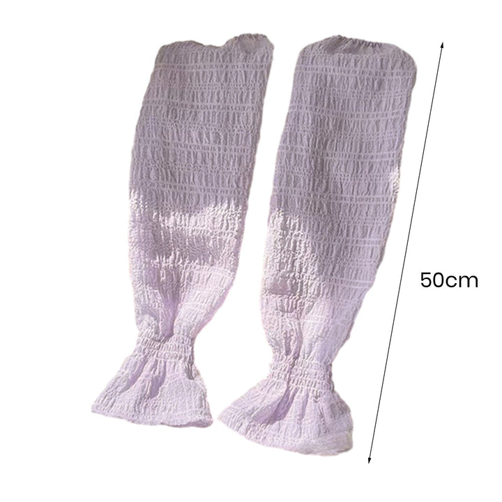 1 Pair Outdoor Arm Gloves Elastic Band Breathable Anti-UV Loose Protective Sun Protection Anti-slip Image 11