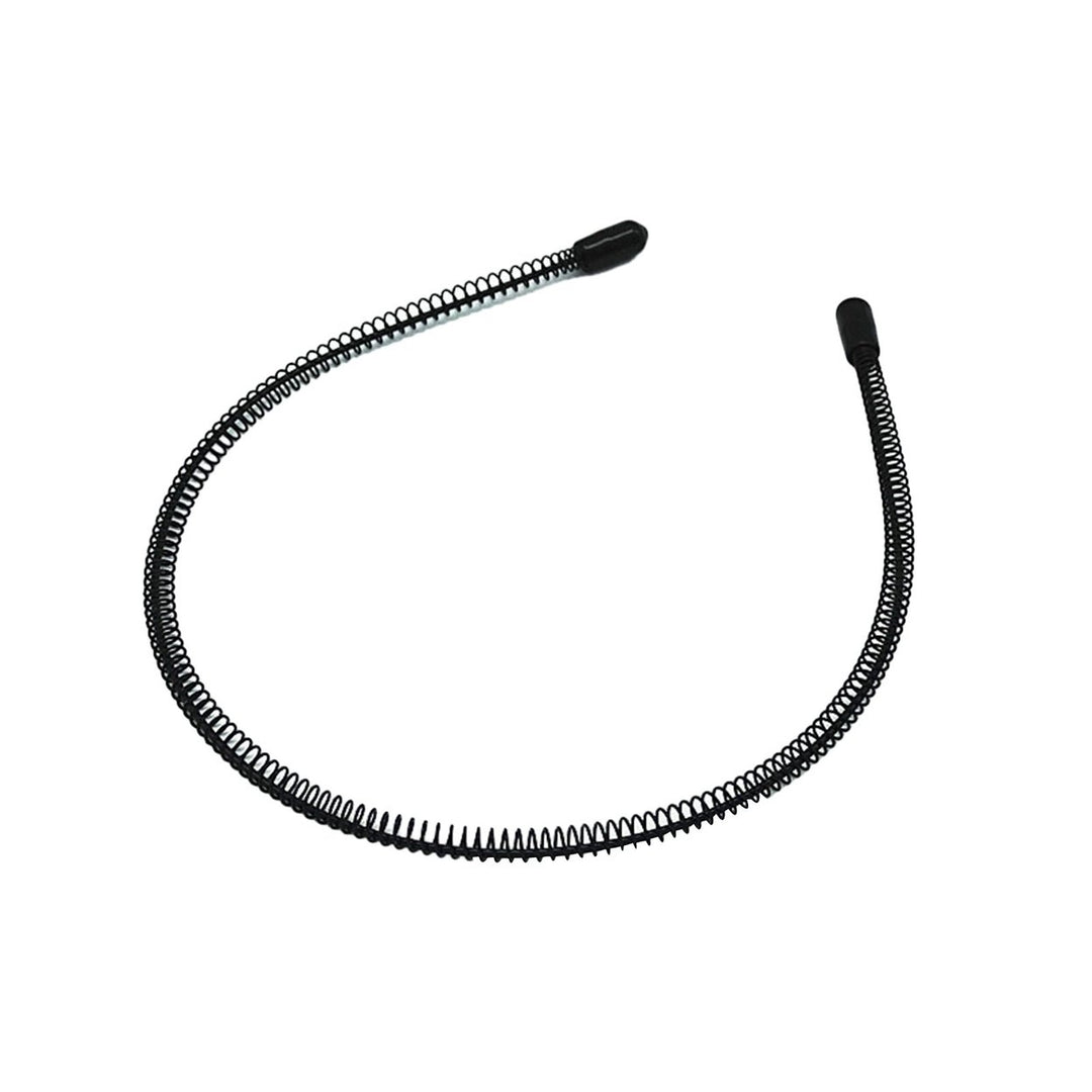 Unisex Headband Elastic Mrtal Wavy Hair Hoop Bangs Hair Fixed Anti-slip Invisible Flexible Solid Color Outdoor Sports Image 4