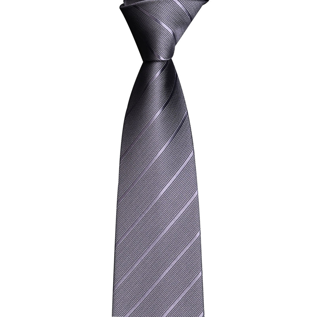 Men Tie Business Tie Work Formal Occasion Stripe Silky Smooth Anti-wrinkle Adjustable Lightweight Clothes Matching Party Image 1