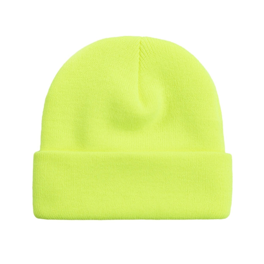 Winter Hat Unisex Stretchy Knitted Solid Color Warm Soft Ear Protection High Elasticity Regular Fit Winter Fall Beanie Image 8