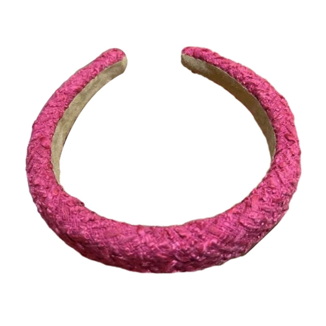 Women Headband Wide Band Elastic Anti-slip Regular Fit Yarn Sponge Bath Cooking Face Washing Hair Organizarion Tool Hair Image 7