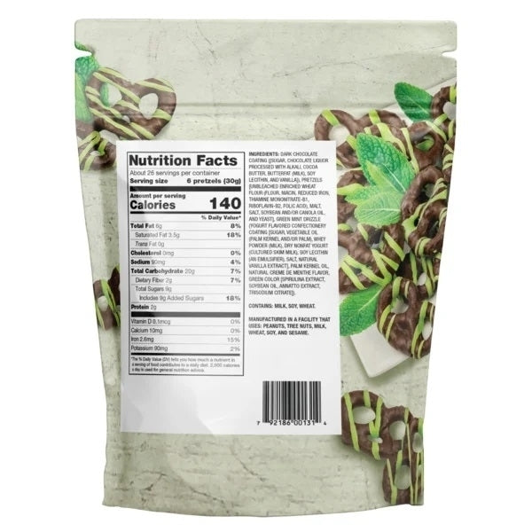 Hayden Valley Farms Dark Chocolate Minty Pretzels28 Ounce Image 2