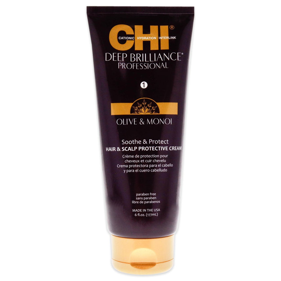 CHI Unisex HAIRCARE Deep Brilliance Hair and Scalp Protective Cream 6 oz Image 1