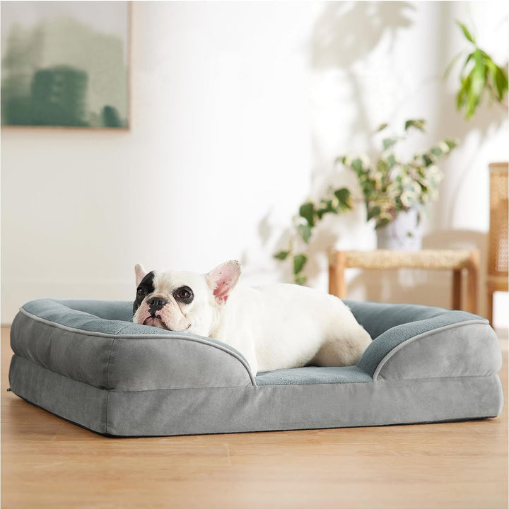 Pet Dog Bed Soft Warm Plush Puppy Cat Bed Cozy Nest Sofa Non-Slip Bed Cushion Mat Removable Washable Cover Waterproof Image 1