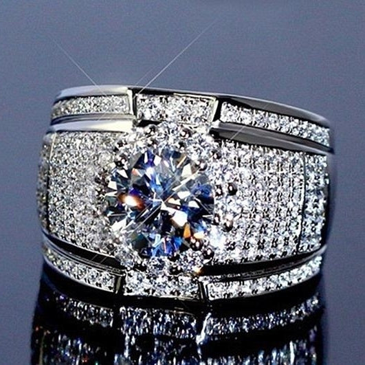 Luxury Wide Ring Luxury Diamond Ring Image 1