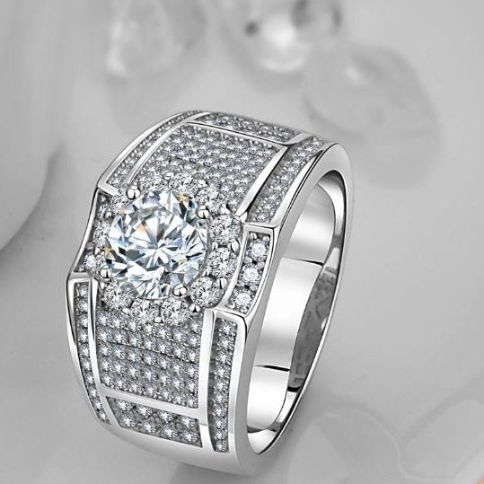 Luxury Wide Ring Luxury Diamond Ring Image 2