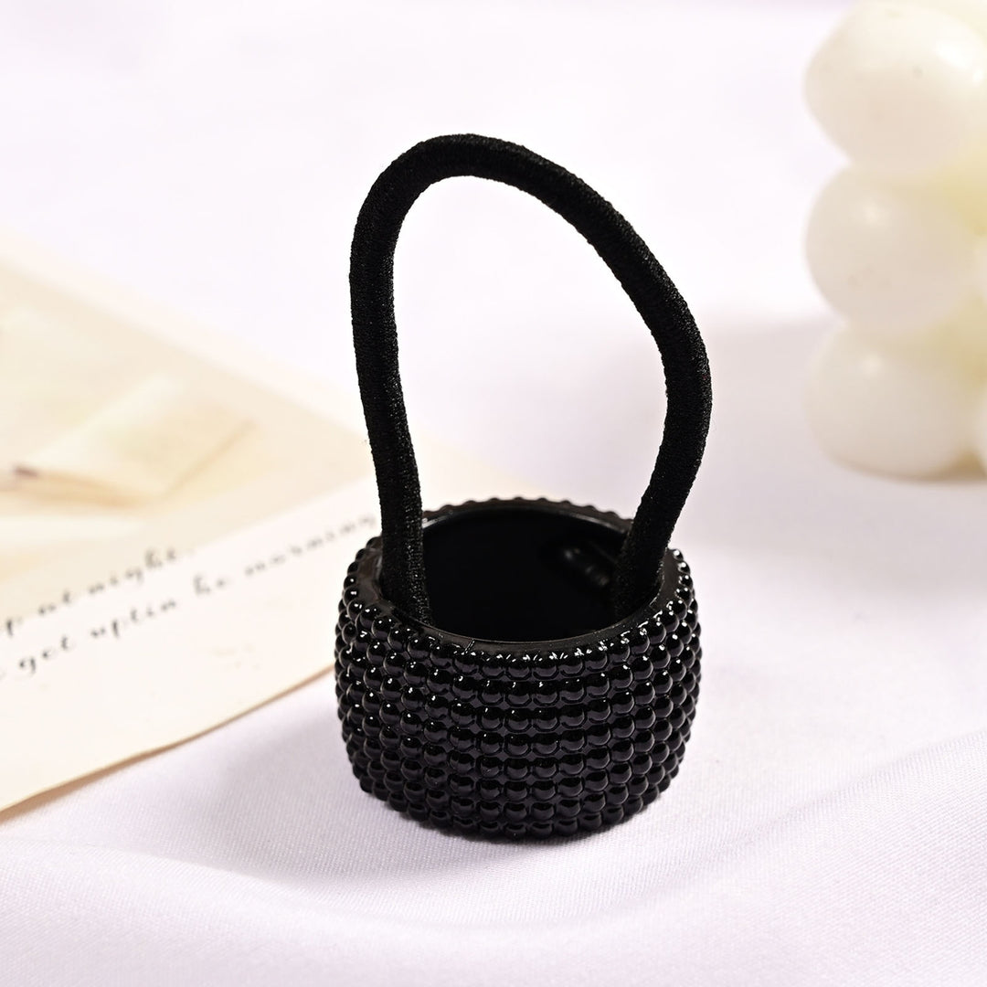 Stylish Ponytail Buckle Long Lasting Spring Clip Scrunchies All-match Minimalistic Hair Ties Ring Hairstyle Accessories Image 8