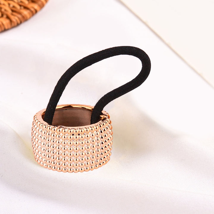 Stylish Ponytail Buckle Long Lasting Spring Clip Scrunchies All-match Minimalistic Hair Ties Ring Hairstyle Accessories Image 11