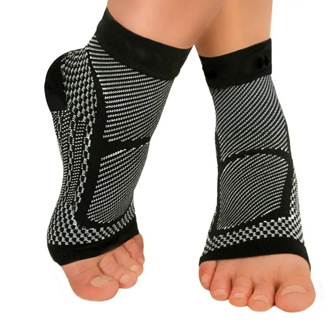1 Pair Ankle Protection Sport Compression Socks Decompression Gradient Pressure Foot Heel Pain Relief Plantar Fasciitis Image 1