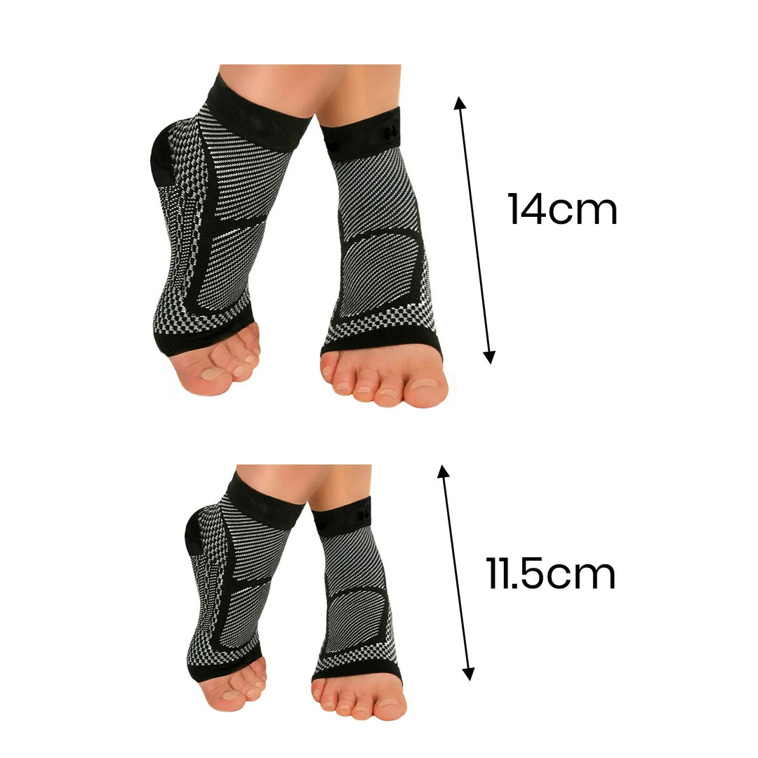 1 Pair Ankle Protection Sport Compression Socks Decompression Gradient Pressure Foot Heel Pain Relief Plantar Fasciitis Image 6