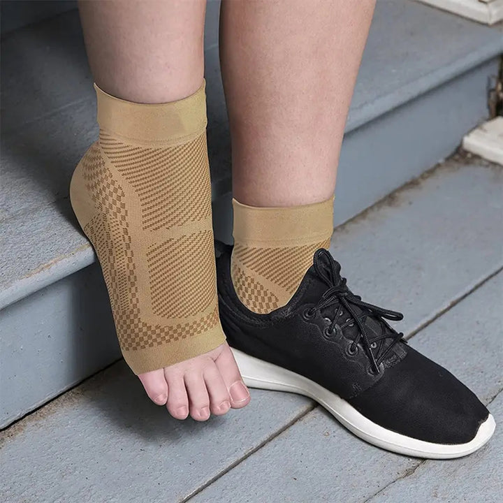 1 Pair Ankle Protection Sport Compression Socks Decompression Gradient Pressure Foot Heel Pain Relief Plantar Fasciitis Image 8