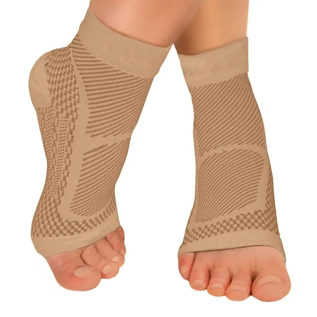 1 Pair Ankle Protection Sport Compression Socks Decompression Gradient Pressure Foot Heel Pain Relief Plantar Fasciitis Image 1