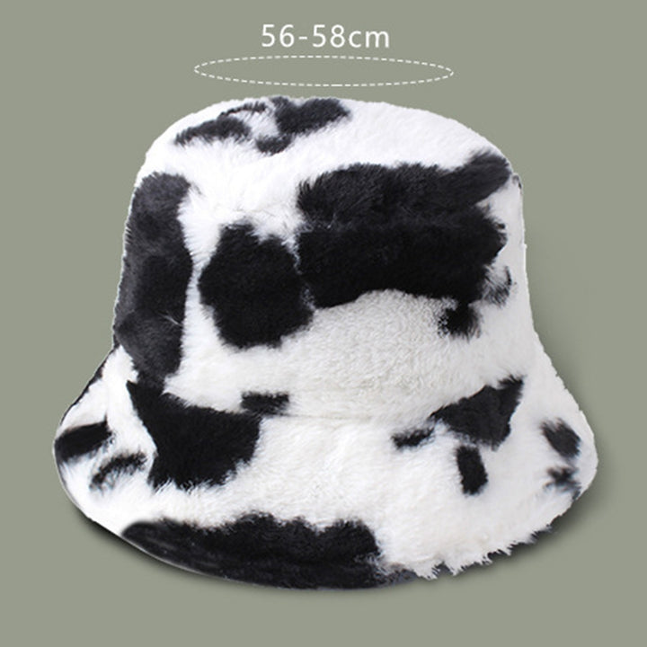 Winter Fisherman Hat Leopard Print Thick Windproof Fixed Strap Cold Resistant Flat Top Color Matching Adjustable Lady Image 11