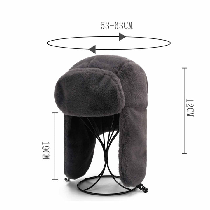 Autumn Winter Women Men Thickened Plush Lei Feng Hat Earflap Design Outdoor Riding Solid Color Warm Casual Hat Image 12