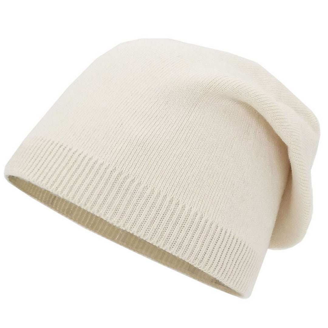 Stylish Warm Autumn Winter Knitted Hat Solid Color Thickened Soft Touch Cold Proof Fashion Bonnet Hat Image 4