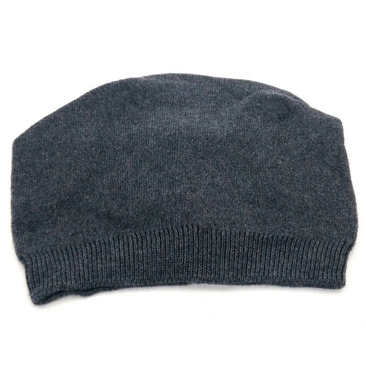 Stylish Warm Autumn Winter Knitted Hat Solid Color Thickened Soft Touch Cold Proof Fashion Bonnet Hat Image 12