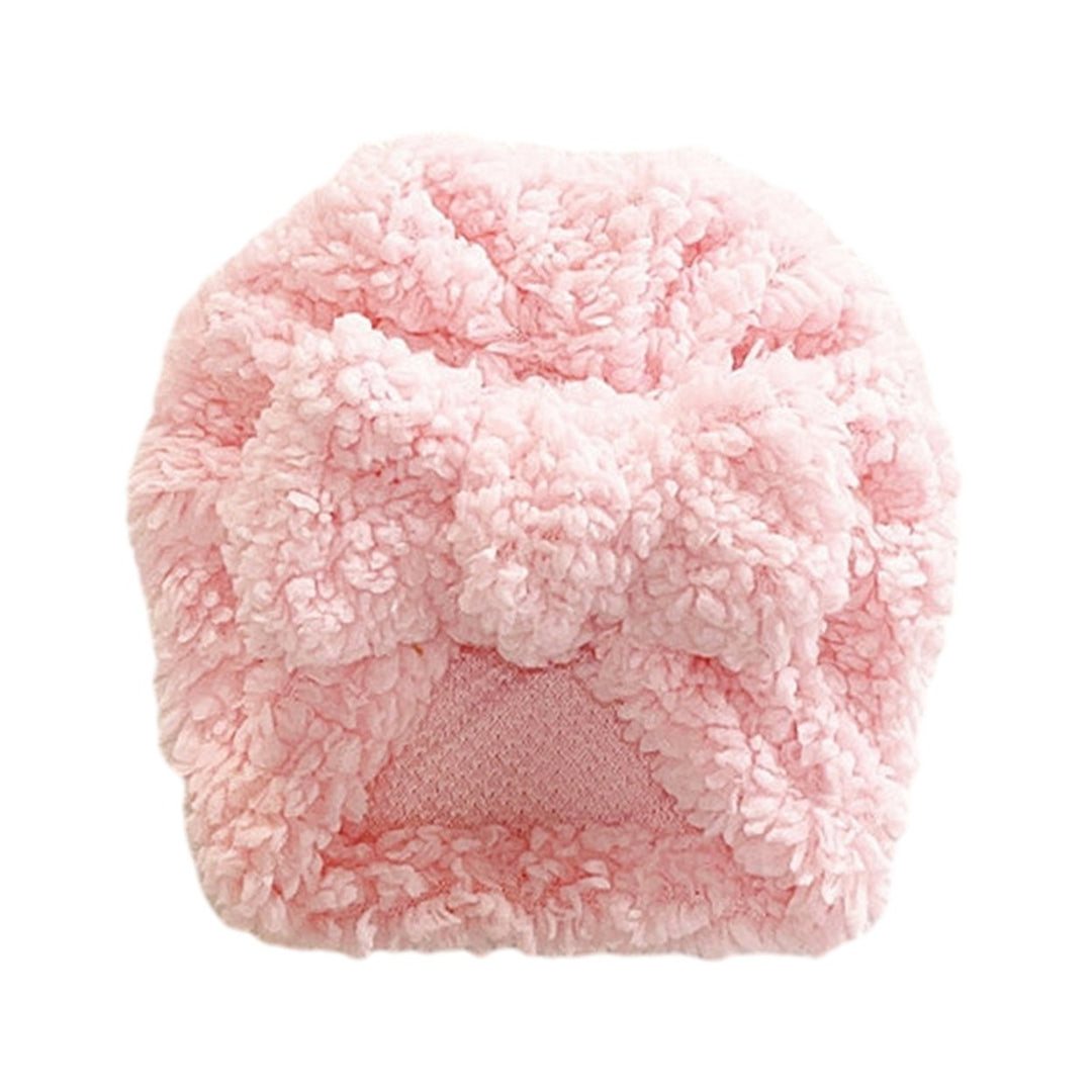 Fall Winter Baby Hat Cute Knot Bowknot Super Soft Faux Lambswool Thickened Warm Solid Color Infant Newborn Boy Girls Image 3