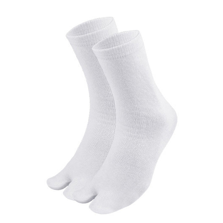 Unisex Socks Split Toe Soft Breathable Mid-tube Non Slip Anti-skid Particle Bottom Pilates Yoga Workout Sticky Crew Image 3