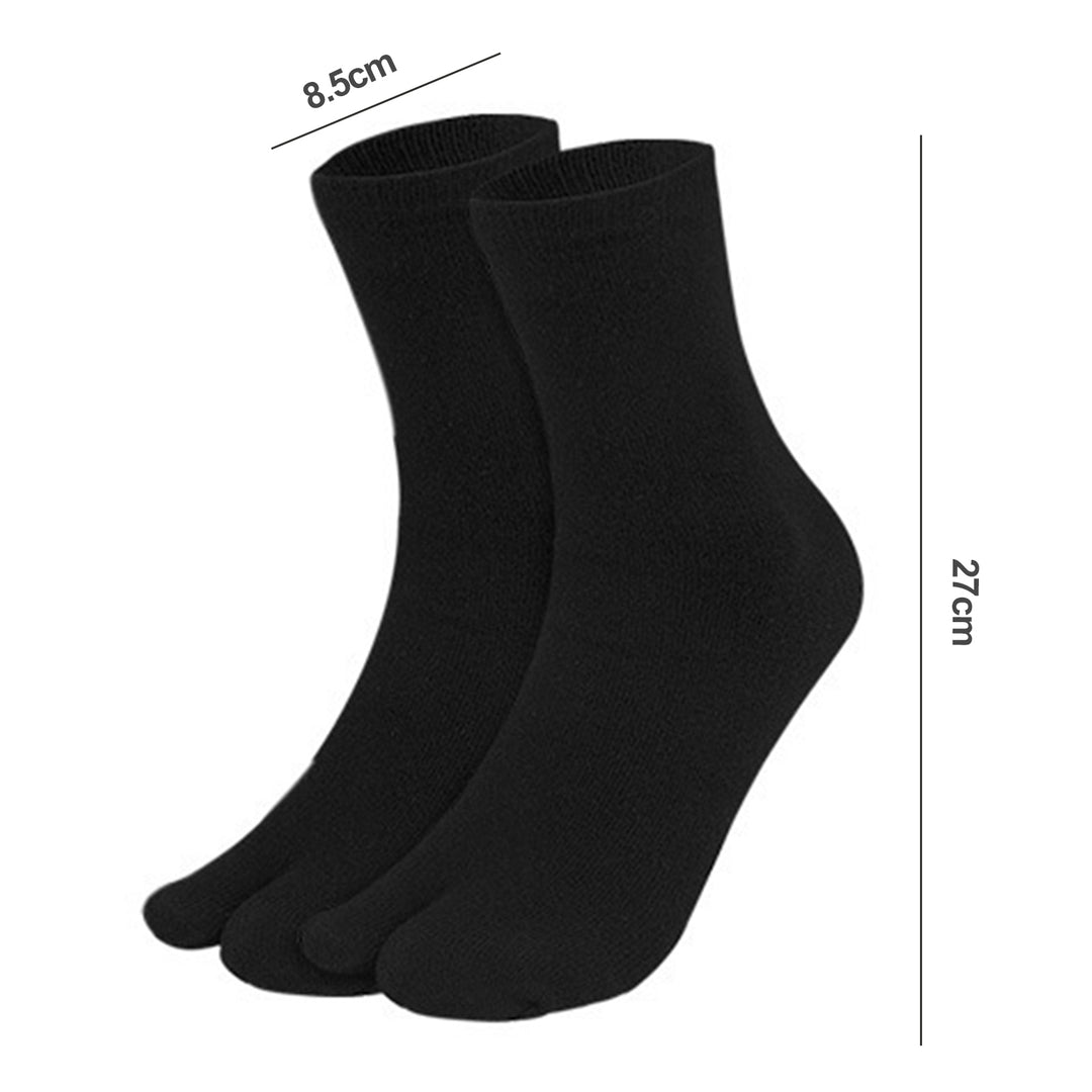 Unisex Socks Split Toe Soft Breathable Mid-tube Non Slip Anti-skid Particle Bottom Pilates Yoga Workout Sticky Crew Image 7