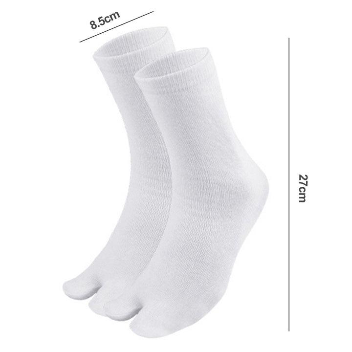 Unisex Socks Split Toe Soft Breathable Mid-tube Non Slip Anti-skid Particle Bottom Pilates Yoga Workout Sticky Crew Image 8