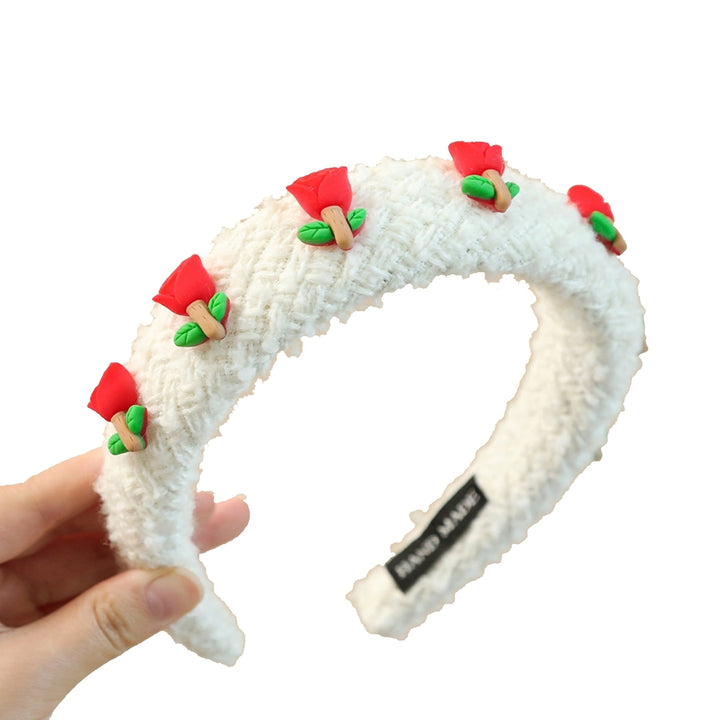 Christmas Santa Headband Tree Snowman Cloth Wrapped Adults Kids Cute Xmas Hair Band Hair Accessories Party Headwear Image 4