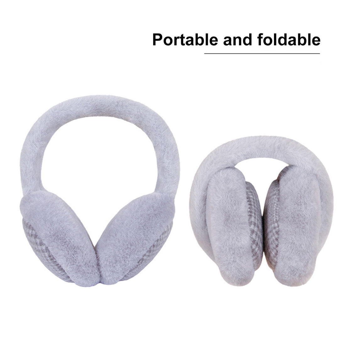 Unisex Folding Earmuffs Ear Cover Super Soft Ultra-Thick Cold Resistant Fashion Outdoor Winter Warm Plush Earmuffs Ear Image 11